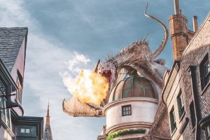 theme park with fantasy elements